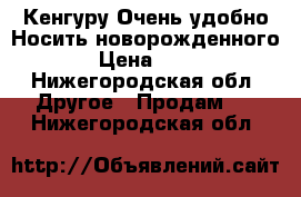 Кенгуру Очень удобно Носить новорожденного. › Цена ­ 500 - Нижегородская обл. Другое » Продам   . Нижегородская обл.